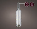 LED Flaschenbeleuchtung silber warmweiße LED 70cm