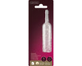 LED Flaschenbeleuchtung silber warmweiße LED 70cm