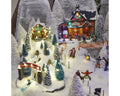 LED Szene Skifahren warmweiße LED 34x22x26cm