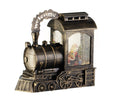 Wassersprenkler Zug gold warmweiße LED 11x25x23cm