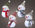 LED Schneemann kaltweiße LEDe LED 6x16cm