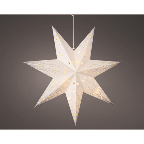 LED Stern Papier 40x40 cm