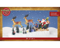 LED Szene Santa im Schlitten bunt 11.5x39.9x20.8cm