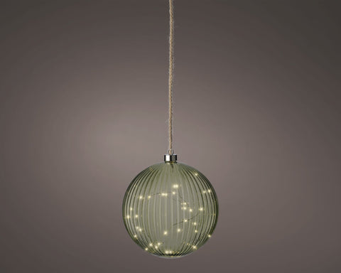 LED-Kugel grün warmweiss 20 cm