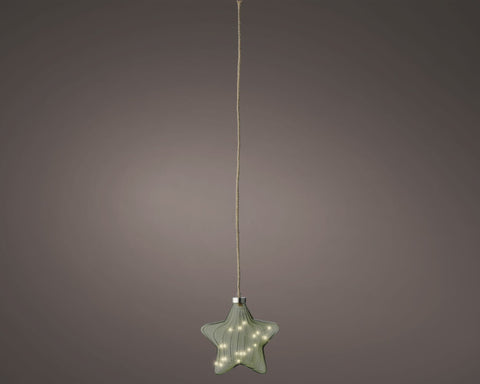 Mikro-LED Stern grün 20 cm