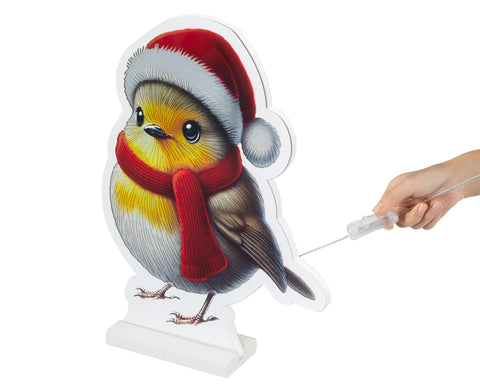 LED Infinity Vogel bunt 1.3x27x37cm