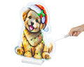 LED Infinity Hund klein bunt 1.3x26x36cm
