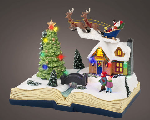 LED-Winterszene „Buch“