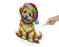 LED Infinity Hund groß bunt 1.3x47x57cm