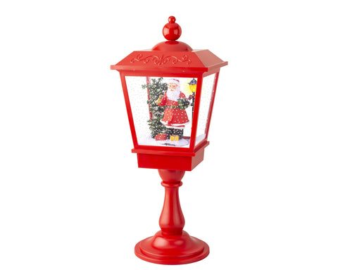 LED - schneiende Tischlaterne kaltweiße LEDe LED 27x27x70cm