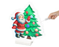 LED Infinity Santa am Baum warmweiße LED 1.3x17x22cm