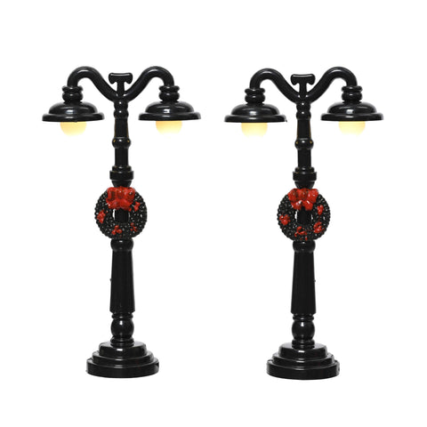 LED-Straßenlaternen für Winterdörfer 2er Set