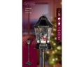 LED Straßenlaterne Schneefallfunktion antikkupfer warmweiße LED 32x166cm