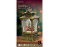 LED Wassersprenkler Laterne Santa gold warmweiße LED 11.5x11.5x24cm