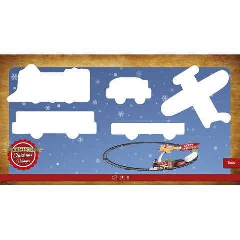 LED Eisenbahn "Merry Christmas"