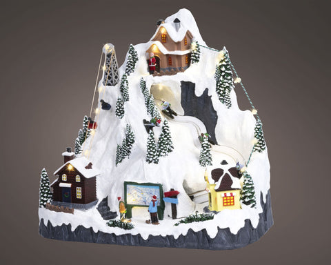 LED-Winterszene "Bergstadt"