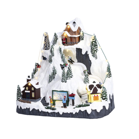 LED-Winterszene "Bergstadt"