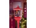 LED Straßenlaterne Schneefallfunktion warmweiße LED 26x26x135cm