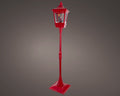 LED Straßenlaterne Schneefallfunktion warmweiße LED 37.5x37.5x185cm