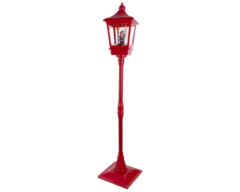 LED Straßenlaterne Schneefallfunktion warmweiße LED 37.5x37.5x185cm