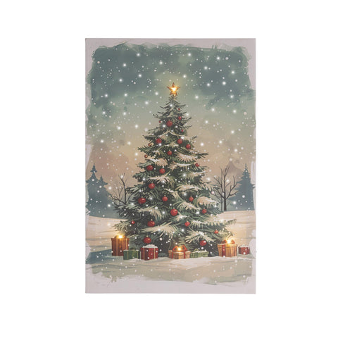 LED Leinwand "Tannenbaum"