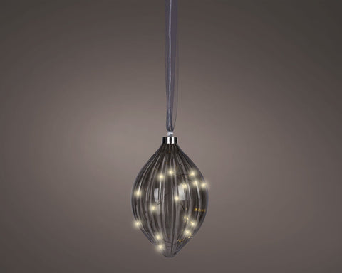 Mikro-LED „Olive“ mit Sparkle-Effekt 21 cm