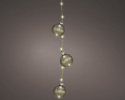 Mikro-LED Kugeln grün 28 cm