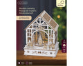 LED Szene Holz Baum Bewegung natur warmweiße LED 15x18x23.8cm