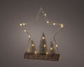 LED Tischlampe Jute gold warmweiße LED 8.5x29x32cm