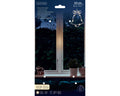LED Fensterbeleuchtung Glocke transparent warmweiße LED 1x13.5x17.5cm