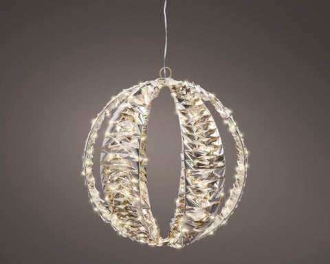 Mikro-LED Kugel mit Flash-Effekt 300 LED / 30 cm