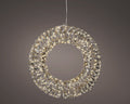 LED Kranz Outdoor gold warmweiße LED 38x8cm