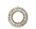 LED Kranz Outdoor gold warmweiße LED 38x8cm