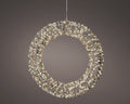 LED Kranz Outdoor gold warmweiße LED 50x8cm