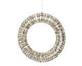 LED Kranz Outdoor gold warmweiße LED 50x8cm