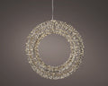 LED Kranz Outdoor gold warmweiße LED 70x15cm