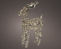 LED Rentier Outdoor gold warmweiße LED 13x37x66cm