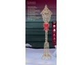 LED Straßenlaterne Outdoor gold warmweiße LED 30x30x150cm