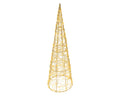 LED Konus Outdoor gold warmweiße & klassischwarme LED 18x60cm