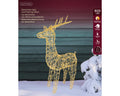 LED Rentier Outdoor gold warmweiße & klassischwarme LED 20x57x104cm