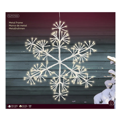 LED-Schneeflocke warmweiß 48 cm