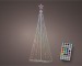 Micro LED Dancing Lights Outdoor – transparent / Warmweiß / farbig – Ø80 x 180 cm