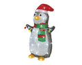 LED Pinguin Acryl Outdoor kaltweiße LED 22x28x45cm