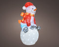 LED Schneemann Acryl Outdoor kaltweiße LED 33x40.5x70.5cm
