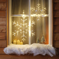 LED Stern 8 Schneeflocke Outdoor warmweiße LED 0.7x60x53cm