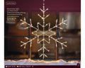 LED Stern 8 Schneeflocke Outdoor warmweiße LED 0.7x60x53cm