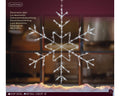 LED Stern 8 Schneeflocke Outdoor kaltweiße LED 0.7x60x53cm