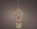 LED Ballon Outdoor gold warmweiße LED 30x30x60cm