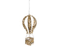 LED Ballon Outdoor gold warmweiße LED 30x30x60cm