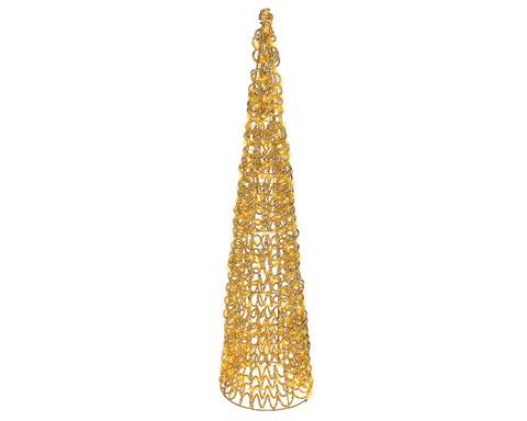 LED Konus Outdoor gold klassischwarme LED 25x100cm